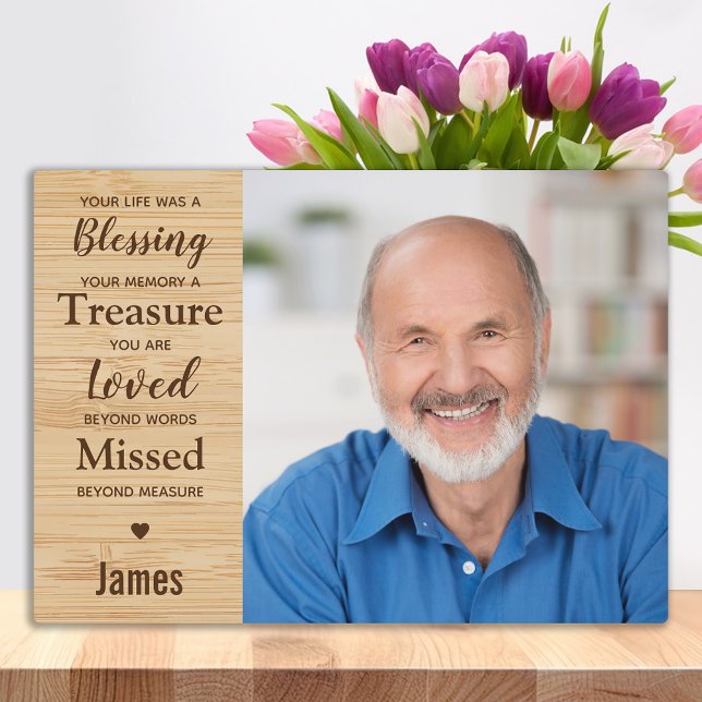 Plaque Photo En Souvenir Affectueux Mémorial de la Famille (Créateur téléchargé)