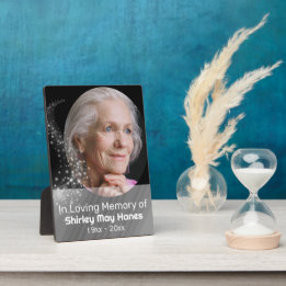 Plaque Photo En Souvenir affectueux Ovale de la Mémoire Stardus