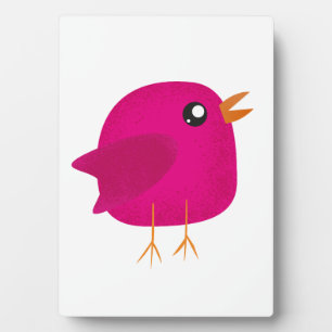 Plaque Photo Enfants mignonette birdy