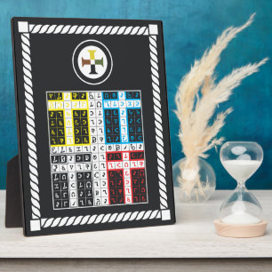 Plaque Photo Enochian Earth Elemental Tablet