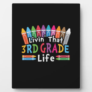 Plaque Photo Enseignant de 3e année Vie de 3e année