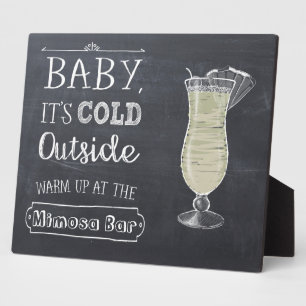 Plaque Photo Enseigne de bar Mimosa