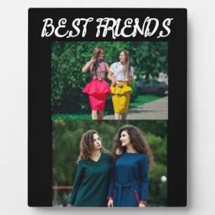 Plaque Photo ENSEIGNE DE COLlAGE PHOTO DES MEILLEURES AMIES