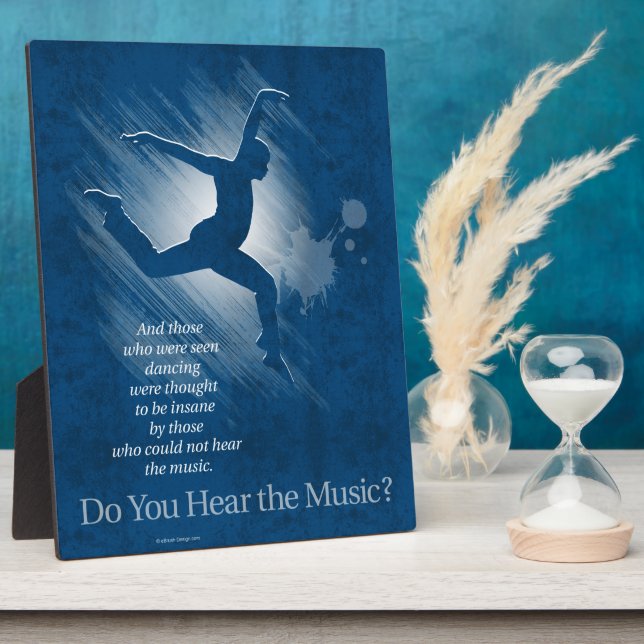 Plaque Photo Entendez-Vous La Musique ? (Côté)