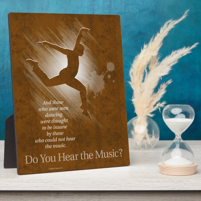 Plaque Photo Entendez-Vous La Musique ? (Côté)