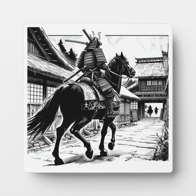 Plaque Photo Epic Samurai Rider Manga Art Imprimer (Devant)