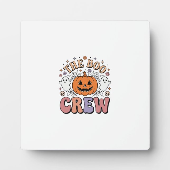Plaque Photo Équipage fantôme d'Halloween Mignon Fantomatique V (Devant)