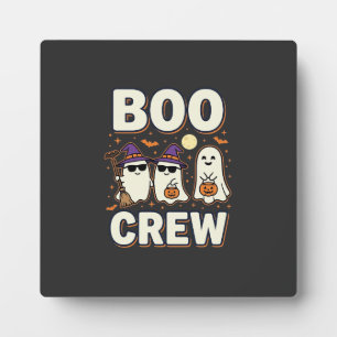 Plaque Photo Équipe Boo fantômes de Halloween Conception vector