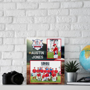 Plaque Photo Équipe de baseball   Photo Memory Mate