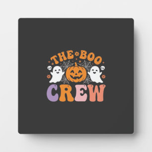 Plaque Photo Équipe de fantômes de citrouille de Halloween Desi