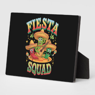 Plaque Photo Équipe de fête drôle Cinco De Mayo Fête mexicaine