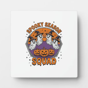 Plaque Photo Équipe de la saison effrayante T-shirt Halloween f