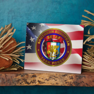 Plaque Photo Équipe spéciale pour l'Europe du Sud (SETAF)