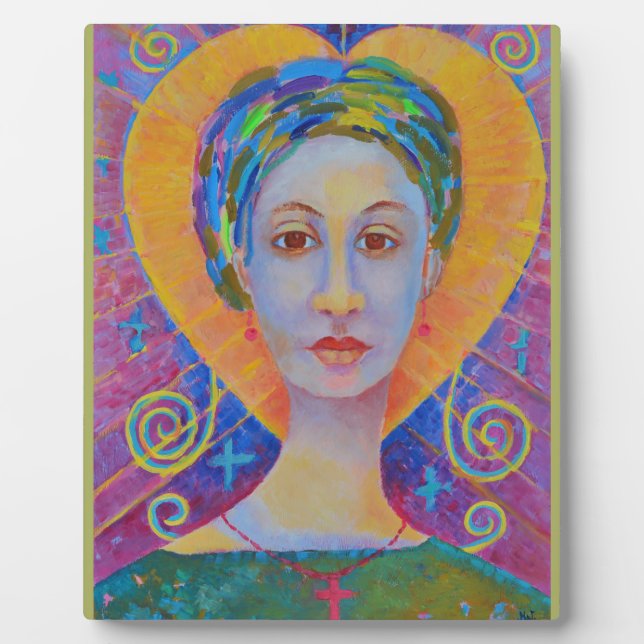 Plaque Photo Erzulie Freda voodoo Orleans Dantor Wudu art (Devant)