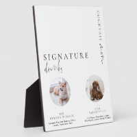 Estelle Modern Minimal Photo Signature Boissons Si