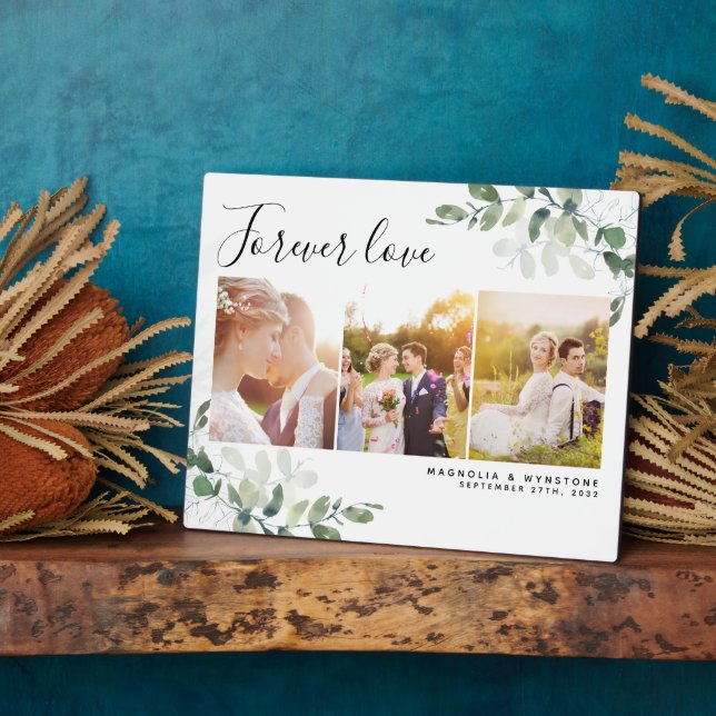 Plaque Photo Eucalyptus pour toujours l'amour 3 Photo (Côté)