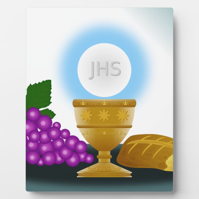 Plaque Photo eucharistique (Devant)
