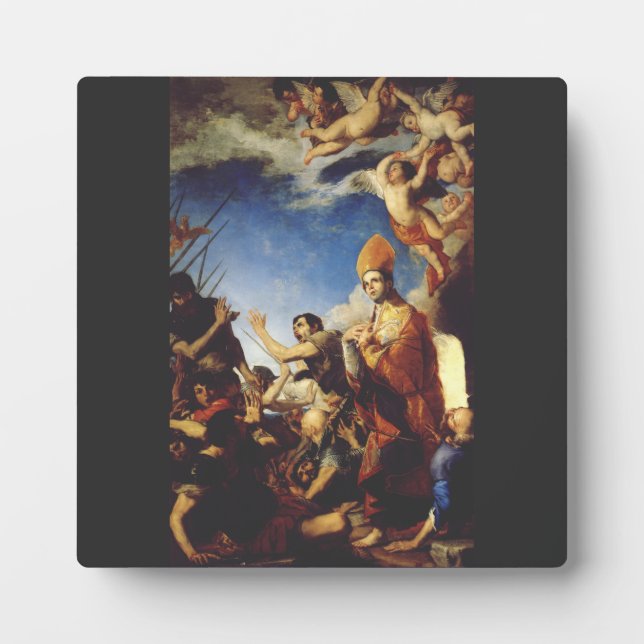 Plaque Photo Évêque de Saint Januarius de Bénévent (Devant)