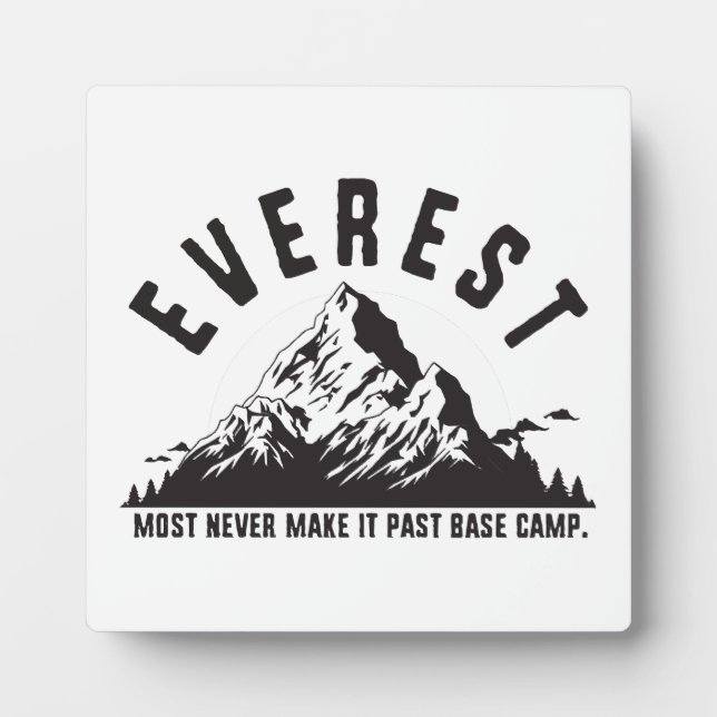 Plaque Photo Everest (Devant)
