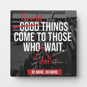 Plaque Photo Exercice de musculation Mots Motivationnels