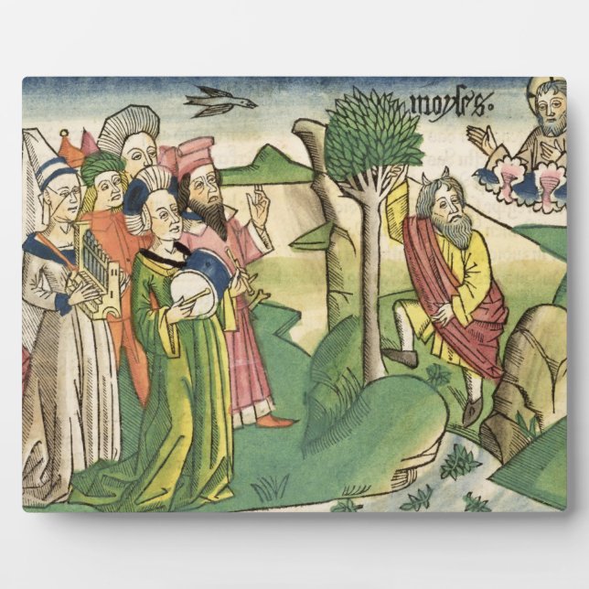 Plaque Photo Exode 15 1-19 La Chanson de Moïse, du 'Nuremb (Devant)