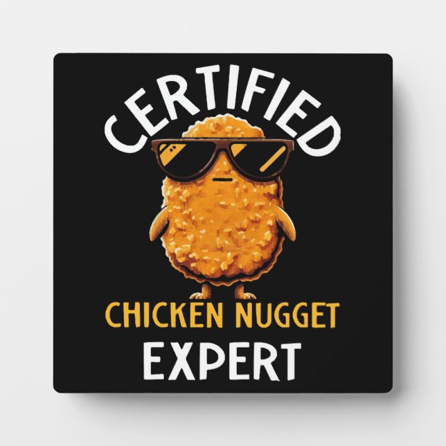 Plaque Photo Expert en nuggets de poulet certifié (Devant)
