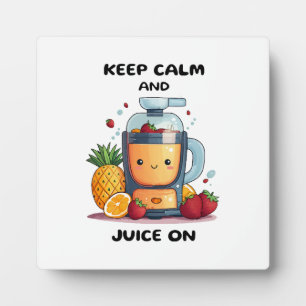 Plaque Photo Extracteur de jus de fruits Garder son calme et fa