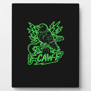 Plaque Photo F-Caw-F Chicken Classique Minimaliste Propre