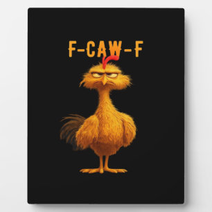 Plaque Photo F-Caw-F-Chicken Essential Minimal Propre