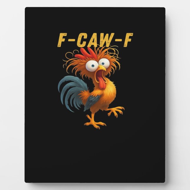 Plaque Photo F-Caw-F-Chicken Essential Retro Classic (Devant)