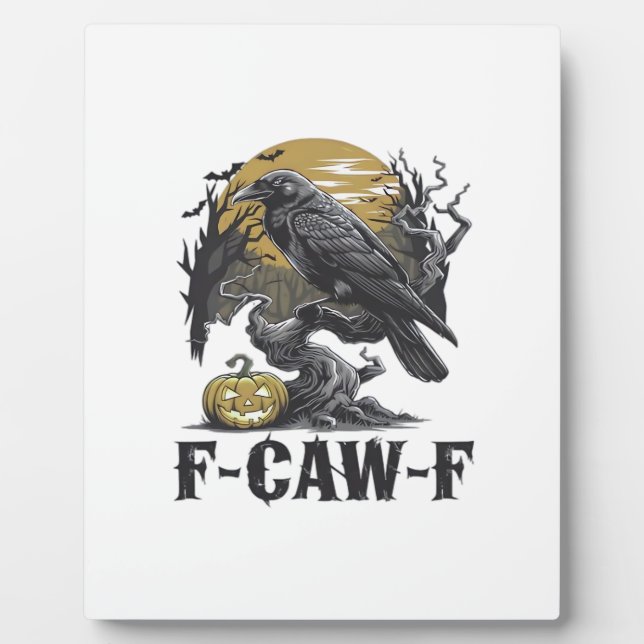 Plaque Photo F-Caw-F Classic Minimal Design (Devant)