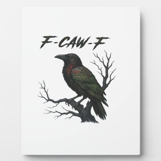 Plaque Photo F-Caw-F Classique Cool (Devant)