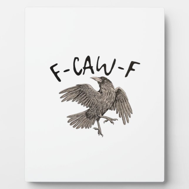 Plaque Photo F-Caw-F Classique Esthétique Décontracté (Devant)