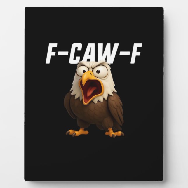 Plaque Photo F-Caw-F Drôle F-Caw-F Accessoire (Devant)
