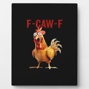 Plaque Photo F-Caw-F Poulet Classique Art Vintage