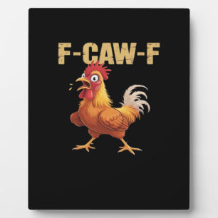 Plaque Photo F-Caw-F Poulet Classique Style Basique