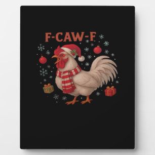 Plaque Photo F-Caw-F Poulet Classique Tendance Décontracté