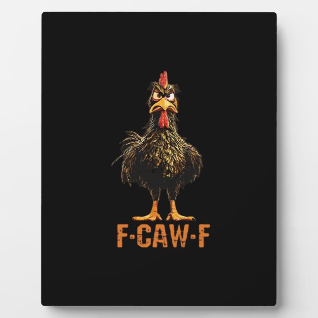 Plaque Photo F-Caw-F Simple Clean (Devant)