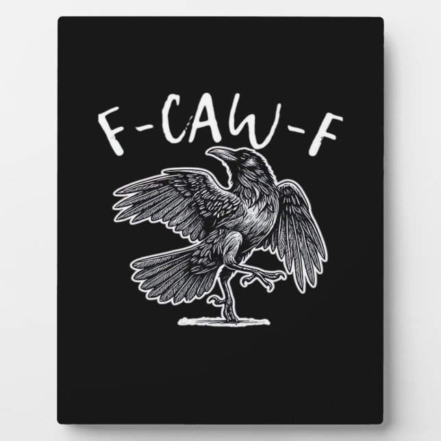Plaque Photo F-Caw-F Style Vintage (Devant)
