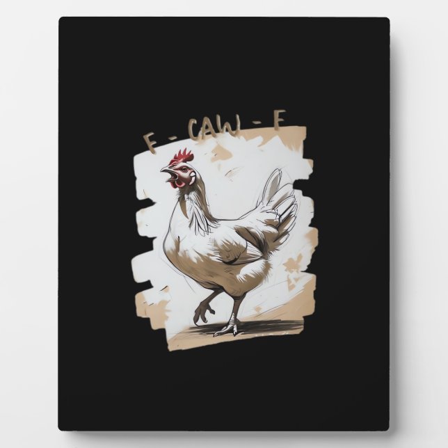 Plaque Photo F-Caw-F Vintage Graphic (Devant)