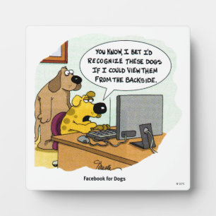 Plaque Photo Facebook pour Dogs