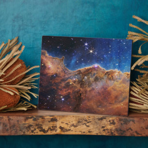 Plaque Photo Falaises cosmiques Carina Nebula Space Webb Telesc