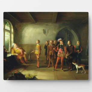 Plaque Photo Falstaff et les recrues, de ' Henry IV, Partie II