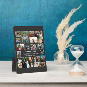 Plaque Photo Famille de fin d'année 22 Photo Collage