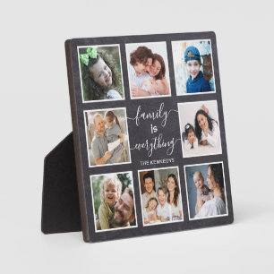 Plaque Photo Famille Tout Citer Tableau noir 8 Photo