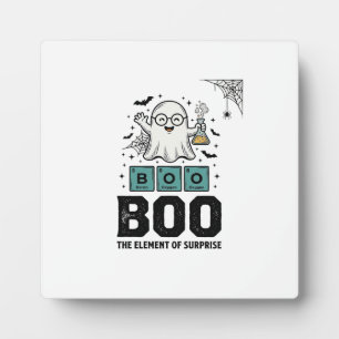 Plaque Photo Fantôme d'Halloween Boo Science Drôle Vintage_1