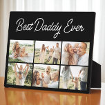 Plaque Photo Father's Day Best Daddy Ever 6 Photo Collage<br><div class="desc">Celebrate the love and memories that make Dad one-of-a-kind with this heartfelt Best Daddy Ever 6-photo collage plaque. Perfect for Father's Day, this personalized keepsake lets you showcase six cherished moments that tell your family's story. Thoughtfully designed with bold yet minimalist text, this custom photo plaque is ideal for an...</div>