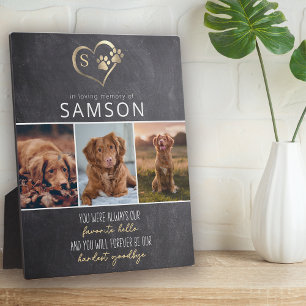 Plaque Photo Favori d'ardoise Bonjour Au revoir le plus diffici