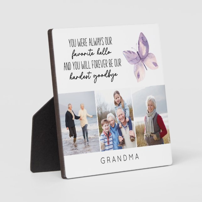 Plaque Photo Favorite Hello Hardest Adieu photo souvenirs (Recto)