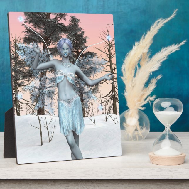 Plaque Photo Fée de glace (Côté)